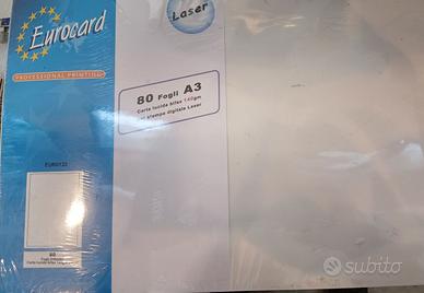 CARTA FOTOGRAFICA A3 PER INKJET E LASER