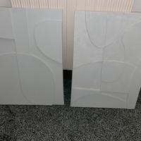 Quadri in gesso astratti