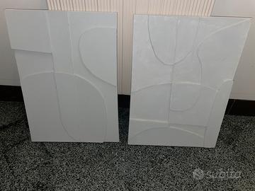 Quadri in gesso astratti