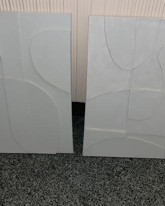 Quadri in gesso astratti