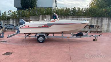 Motoscafo open euromarine 525 40 cv 2 tempi yamaha