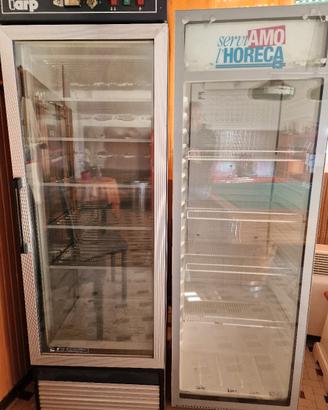 frigo e freezer vetrina