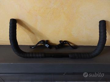 MANUBRIO BULLHORN NASTRO TAPPI + LEVE RADIUS NUOVI