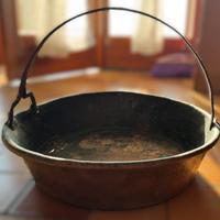 Pentola in rame antico