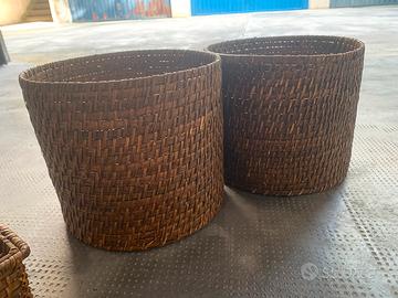 Set da tavola in vimini