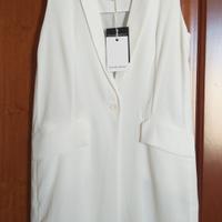 Camice elegante smanicato donna farmacia medico