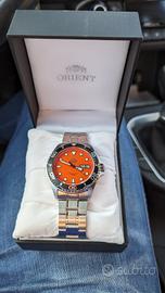 Orologio Orient Mako II Automatico Arancione