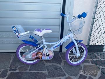 Bicicleta Frozen 14" Bambina (con rotelle)