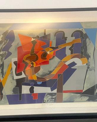 Serigrafia edizione limitata Ugo Nespolo numero 93