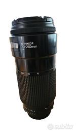 Nikon AF 70-210  f.4 fisso