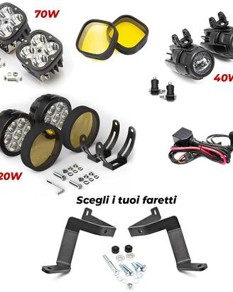 KIT FARI LED 60W Honda Africa Twin CRF1000L 16-19