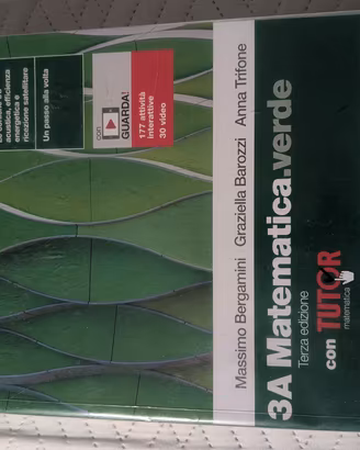 libri matematica verde 3 - matematica verde 4