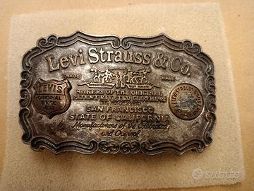 fibbia originale vintage Levi Strauss 