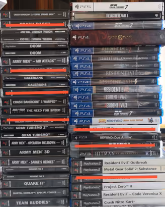 giochi playstation 1 ps1 ps2 ps3 ps4 ps5 
