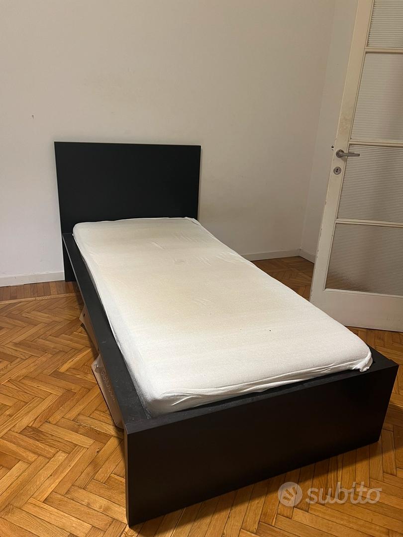 Letto singolo Ikea 90x200 con rete e materasso - Arredamento e Casalinghi  In vendita a Milano