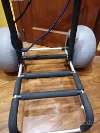 Carrello surf casting, cassone e rastrelliera