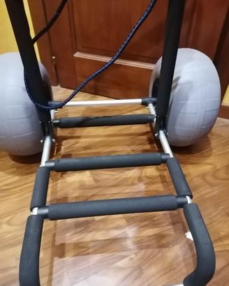 Carrello surf casting, cassone e rastrelliera