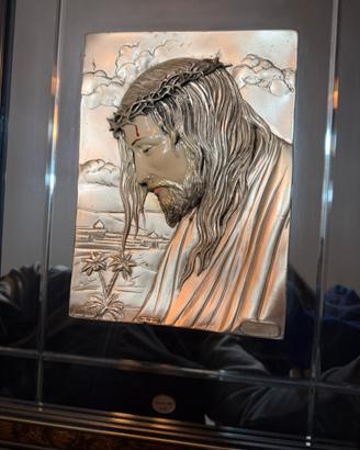 Quadro argento gesu