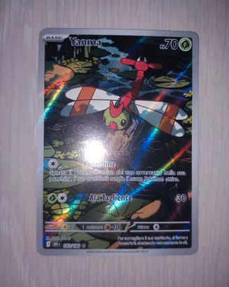 Carte Pokemon Yanma 183/182 Ita Illustrazione Rara