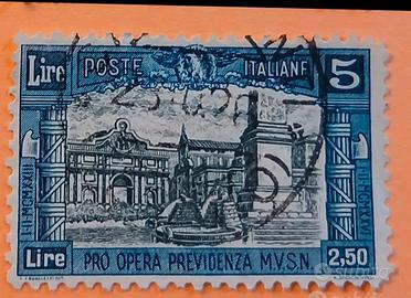 Regno 1926- pro opera..5L firmato