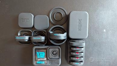 GoPro HERO 13 + 3 obiettivi, 4 filtri ND, microSD