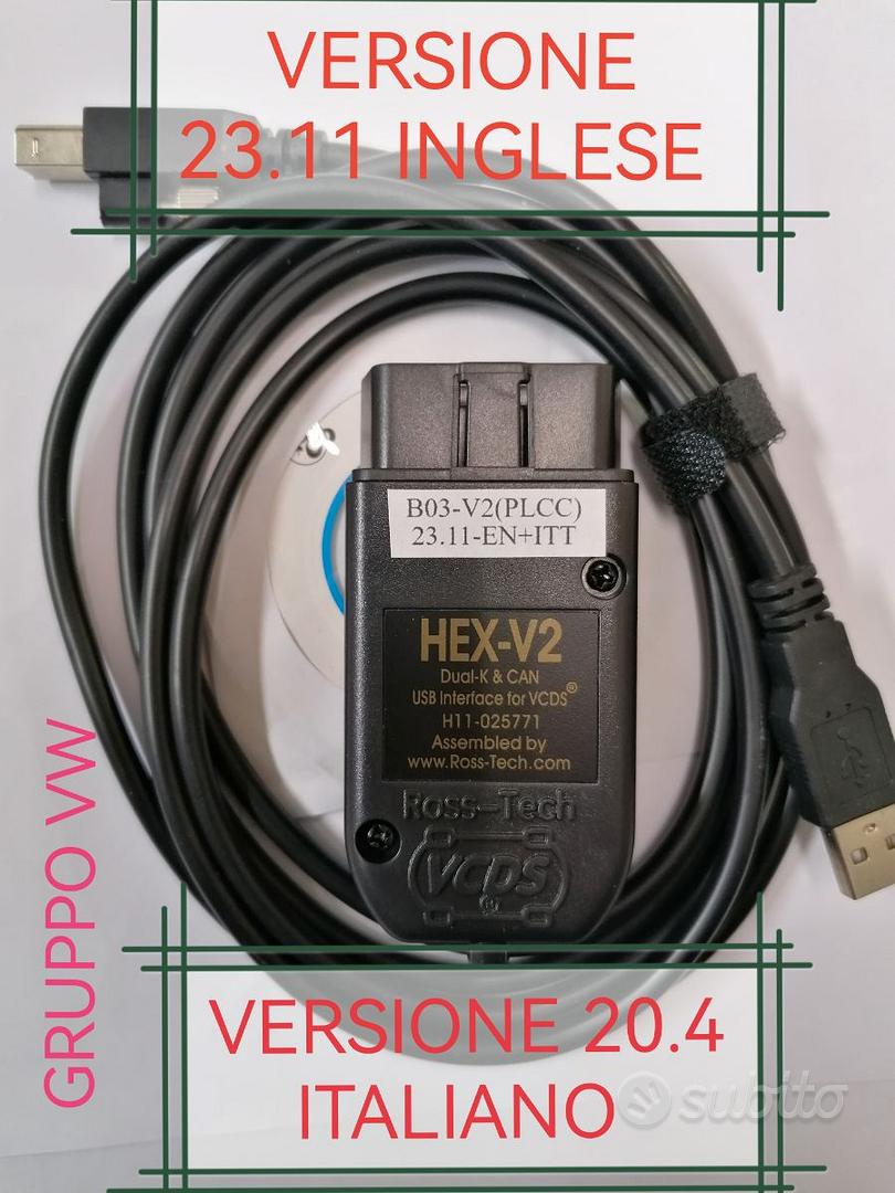 Vcds vag com 23.11 Hex-V2 Atmega 162 ita e ing - Accessori Auto In