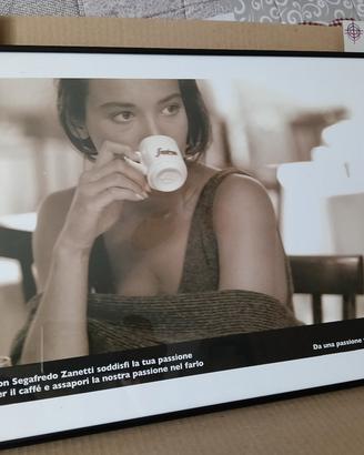 Quadro vintage pubblicitario Segafredo