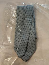 Cravatta azzurra Made In Italy