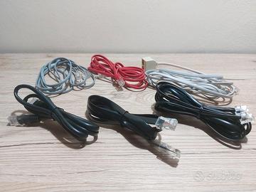 6 Cavi telefonici nuovi