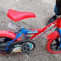 bici bambino spiderman 