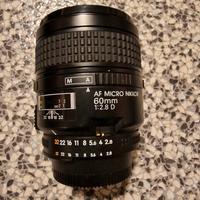Obiettivo Nikon AF micro nikkor 60mm 1:2,8D