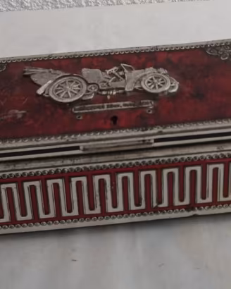 Scatola Latta Vintage Mercedes 38CV 1901 - Portagi
