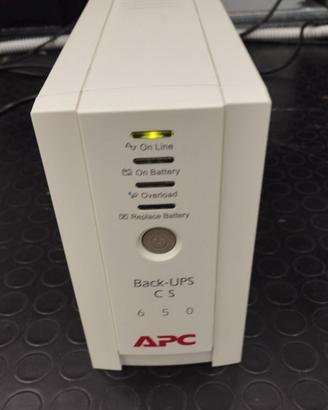 UPS GRUPPO DI CONTINUITA APC BACK-UPS CS650