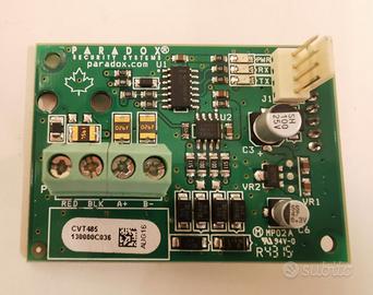 PARADOX  CVT485 MODULO CONVERTITORE SERIALE RS-485