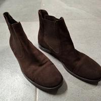 Stivaletto donna scamosciato marrone