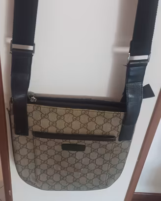 Borsa Tracolla Gucci Messenger GG Vintage.