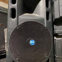 4 casse RCF art500 impianto audio