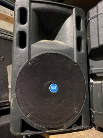 4 casse RCF art500 impianto audio