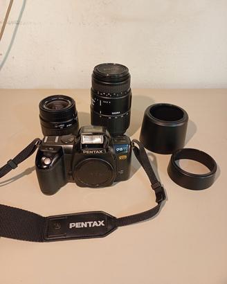 Fotocamera Pentax PZ-70 + 2 Obiettivi Sigma