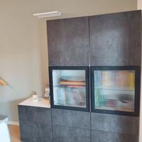 MOBILE SOGGIORNO IKEA COLORE GRIGIO/BIANCO