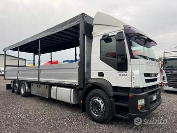 Iveco stralis 450 centina 9.60mt Alz/bass 2008 E5