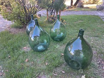 damigiane in vetro soffiato