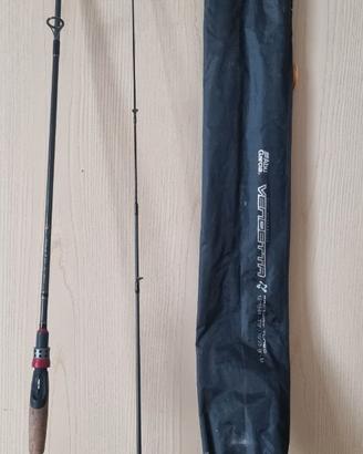 Canna pesca carbonio Abu Garcia+artificiali Mepps