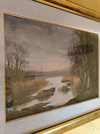quadro canneti lago d orta