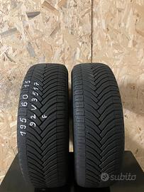 2 GOMME 195 60 15 MICHELIN CROSSCLIMATE 4 STAGIONI