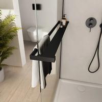 Barra porta sapone e asciugamani Walk In 120cm