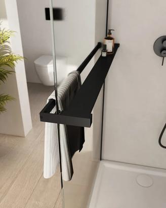 Barra porta sapone e asciugamani Walk In 120cm