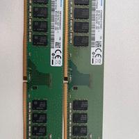 2 ram Samsung DDR4 da 8 gb