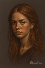 Ritratti e animali realistici a pastelli