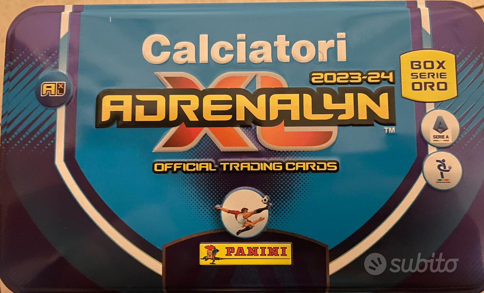 PANINI CALCIATORI ADRENALYN XL SERIE A 2023-24 TIN BOX SERIE ORO